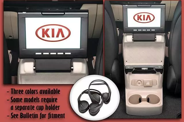A9051ADU01GBU - Audio/Video: Rear Seat Entertainment, Light Granite Gray for Kia: Sedona Image