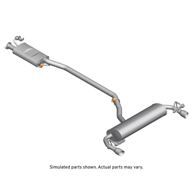 85154374 - Exhaust: Exhaust Muffler for Chevrolet: Blazer Image