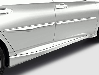 8P05TVA110 - Exterior: Body Side Moldings - Platinum White Pearl for Honda Image