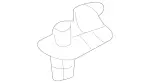 19950544 - Body: Cable Clamp for Mercedes-Benz Image