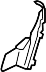 873244HA5A - Body: Recline Cover for Infiniti Image