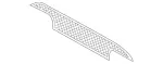 2308850453 - Attachment Parts: Grille for Mercedes-Benz Image