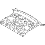 KS7Z5446506A - Body: Package Tray for Ford: Fusion, Police Responder Hybrid, SSV Plug-In Hybrid Image