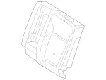 4639207108 - Rear Seat: Padding, Rr Seat Backrest for Mercedes-Benz Image
