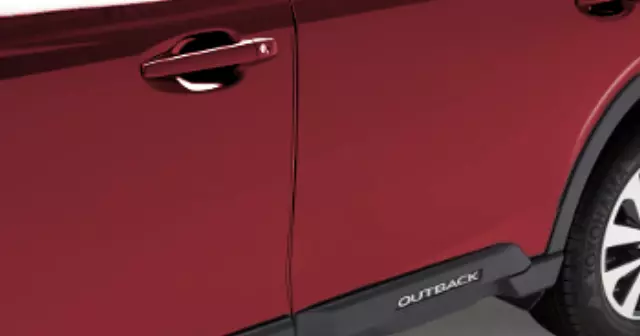 SOA801P061T1 - Exterior: Door Edge Guard Kit - Crimson Red Pearl for Subaru: Legacy, Outback Image