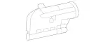 16783098018T92 - Body: Air Duct for Mercedes-Benz Image