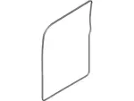EK4Z61253A10G - Body: Surround Weather-strip for Ford: E-Transit, Transit-150, Transit-250, Transit-350, Transit-350 HD Image