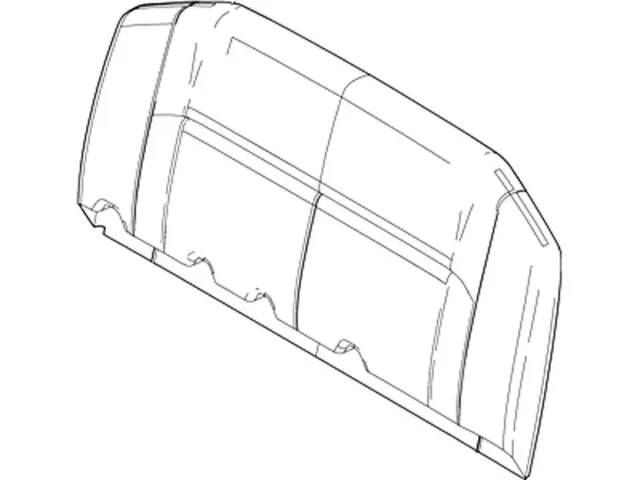 AC2Z1666600JA - Body: Seat Back Cover for Ford: E-150, E-250, E-350 Super Duty Image