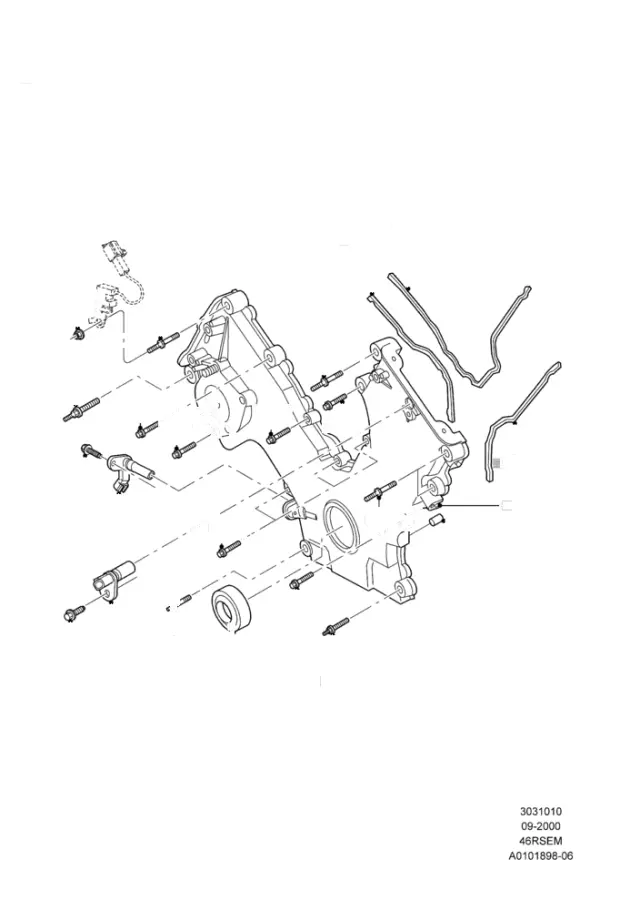 1W7Z6B288AB - Electrical: Camshaft Sensor for Ford Image