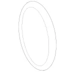 229978045 - : Profile Sealing Ring for Mercedes-Benz: CLS400, CLS550, CLS63 AMG, CLS63 AMG S, E250, E550 Image