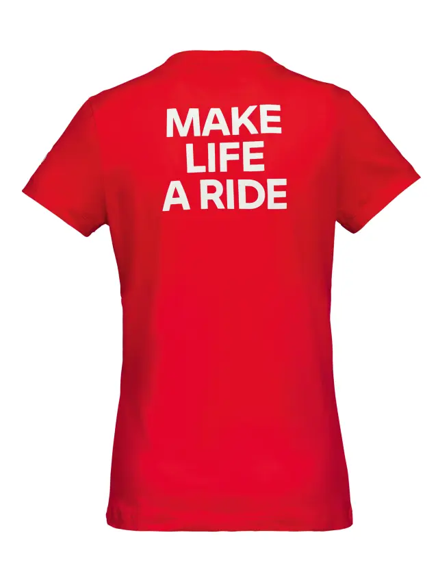 76615A81290 - : Womens Make Life a Ride T-Shirt for BMW-Motorrad Image