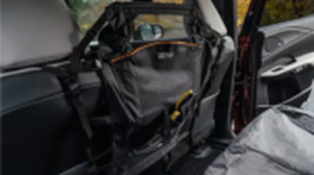 PTN5989230 - Interior: Kurgo Backseat Barrier - Black for Lexus: ES250, ES300h, ES350, GX550, LS500, LS500h, LX600, LX700h, NX250, NX350, NX350h, NX450h+, RC F, RX350, RX350h, RX450h+, RX500h Image