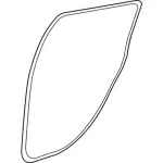 8L2Z7825325A - Body: Surround Weather-strip for Ford: Explorer | Lincoln: Aviator | Mercury: Mountaineer Image