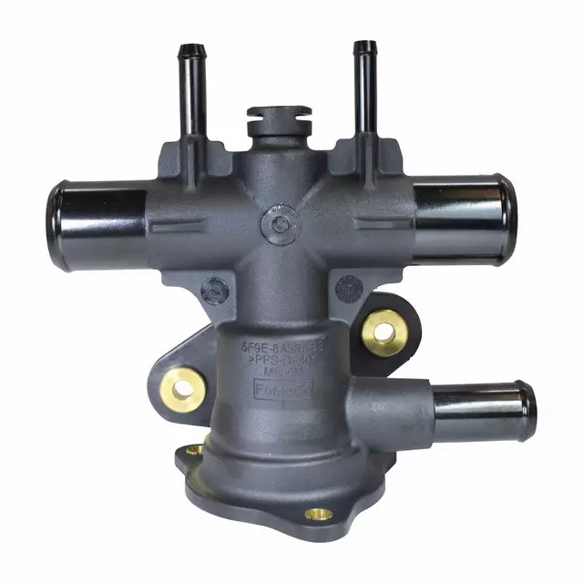 5F9Z8592BA - Cooling System: Thermostat Cover for FORD Image