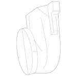 2468310345 - Special Equipment: Air Duct for Mercedes-Benz Image
