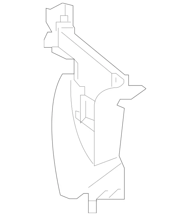 2135051230 - Detachable Parts: Air Duct Segment for Mercedes-Benz: E300, E350, E43 AMG, E53 AMG, E63 AMG S Image image