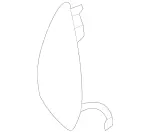 2538851707 - : Towing Eye Cover for Mercedes-Benz Image