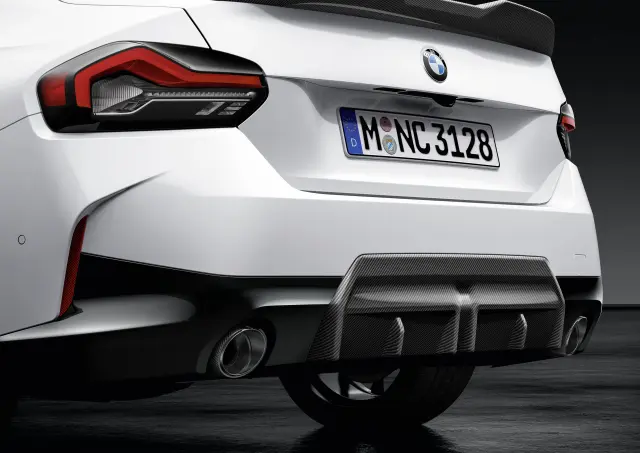 51125A36893 - Exterior: M Performance Rear Diffuser - Carbon Fiber for BMW Image