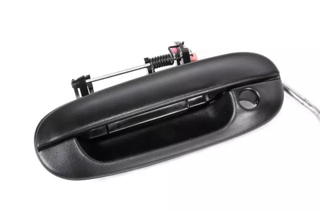 15291303 - : Black Driver Side Front Exterior Door Handle with Rods and Clip for GM Image