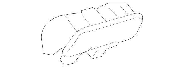2118300044 - HVAC: Air Duct for Mercedes-Benz Image