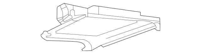 1678311200 - Heating and Ventilation: Water Baffle for Mercedes-Benz: GLE350, GLE450, GLE450e, GLE53 AMG, GLE580, GLE63 AMG S, GLS450, GLS580, GLS63 AMG, Maybach GLS600 Image image