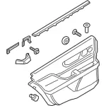 GD9Z5427406PK - Body: Door Trim Panel for Lincoln: Continental Image
