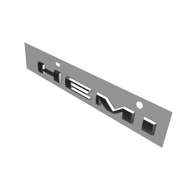 « 68448479AA – Exterior Ornamentation : Hemi Plaque D'identification, Droit Ou Gauche pour Mopar Image »