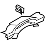 DM5Z7804321AA - Body: Cluster Cover for Ford: C-Max Image