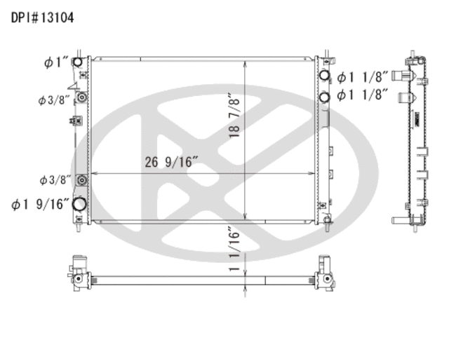 A13104 - : Koyorad Radiator for Koyo Image