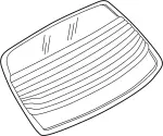 797123Y124 - : Back Glass for Infiniti Image