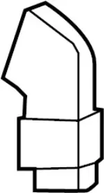 876091CD2B - Body: Duct for INFINITI: FX35, FX37, FX50, QX70 Image