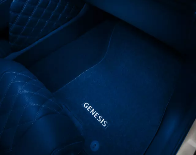 T6F14AC001UBL - : Carpet Floor Mats 7P - Blue for Hyundai Image