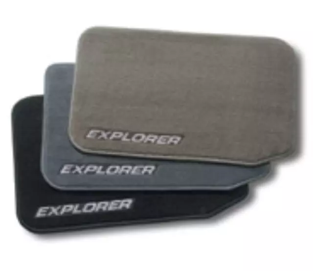 7L2Z7813300CA - Interior: Premium Carpeted Floor Mats - Black for Ford Image