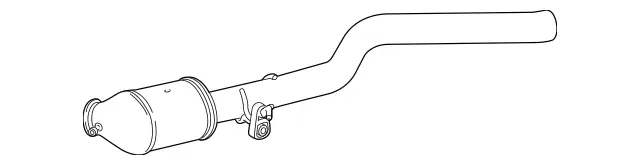 166490035664 - : Scr Catalytic Converter for Mercedes-Benz: ML350 Image