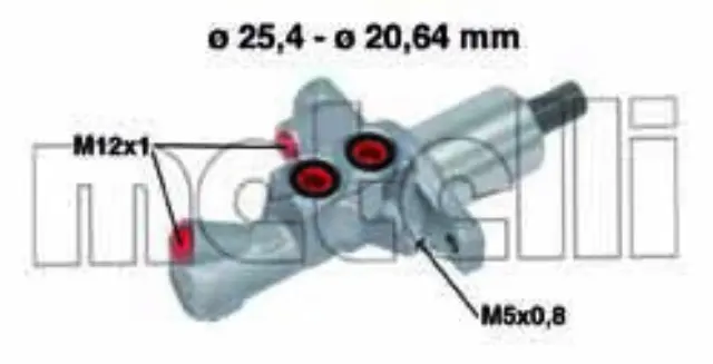 50748 - Brakes &amp; Brake Parts: Metelli Brake Master Cylinder for METELLI Image