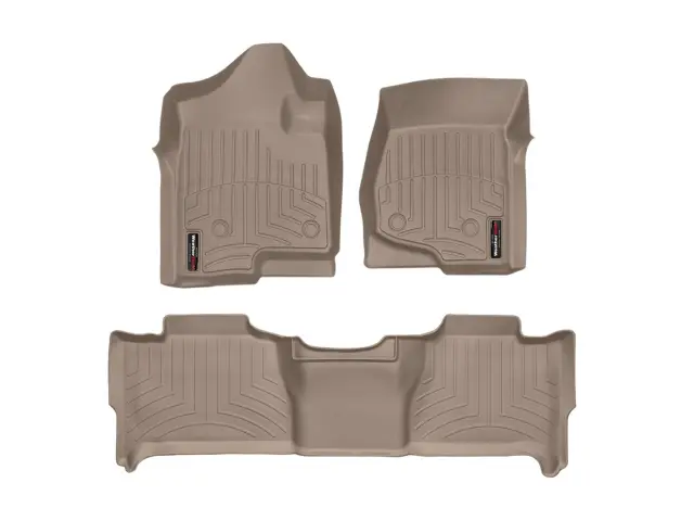 4506612 - Accessories: Front &amp; Rear Tan FloorLiner™ DigitalFit® for WeatherTech Image