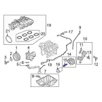 ML3Z6L626A - Engine: Oil Cooler Bushing for Ford: Expedition, F-150 | Lincoln: Navigator Image