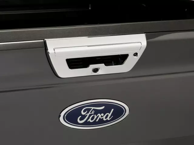 VFL3Z1522404E - : Tailgate Latch Trim, Chrome, Bezel Only for Ford: F-150 Image