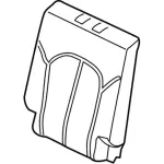 JL1Z7866600KA - Body: Seat Back Cover for Ford: Expedition Image