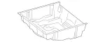1666842100 - Trim and Lining: Lining, Trunk Floor for Mercedes-Benz Image