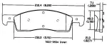 13054150 - Brake: Disc Brake Pad Set for OmniParts Image