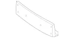 2098850481 - Attachment Parts: License Plate Holder for Mercedes-Benz: CLK320, CLK350, CLK500, CLK55 AMG Image