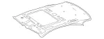 21669014507J16 - Body: Headliner for Mercedes-Benz Image