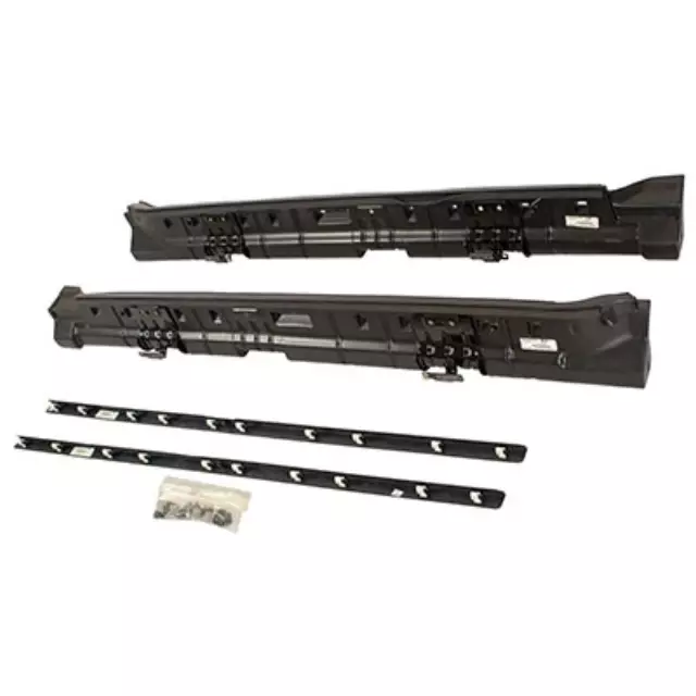 8L8Z16450AB - Exterior: Black Oe Step Bars for FORD Image