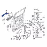 ML3Z1522405EC - Body: Handle, Outside for Ford: F-150, F-250 Super Duty, F-350 Super Duty, F-450 Super Duty Image