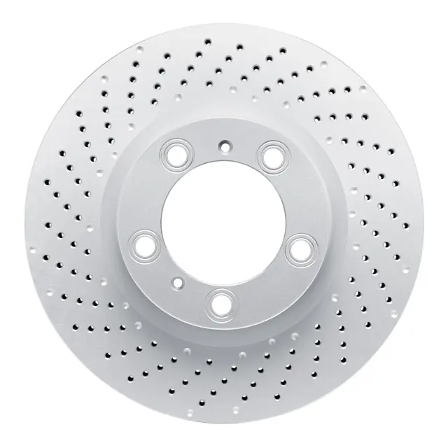 62402051D - Brakes &amp; Brake Parts: DFC GEOSPEC Coated Rotor - Drilled for DYNAMIC FRICTION Image