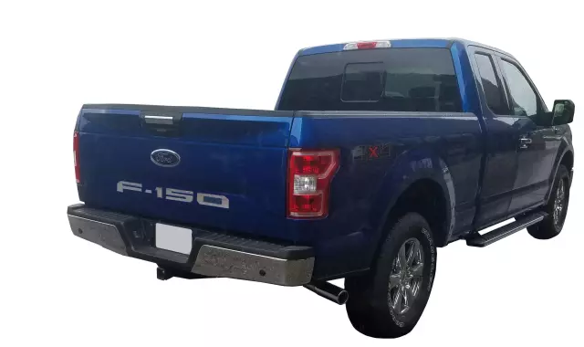 VML3Z9942528A - Exterior: Polished Stainless Steel Lettering Tailgate for Ford: F-150 Image