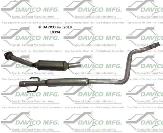 18394 - Exhaust: Direct Fit Catalytic Converter for DAVICO CONVERTERS Image