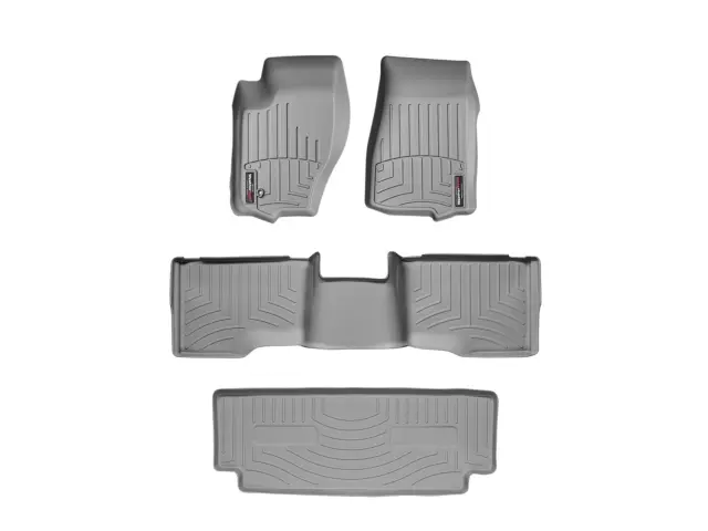 46013123 - Accessories: Front &amp; Rear &amp; Rear Grey FloorLiner™ DigitalFit® for WeatherTech Image