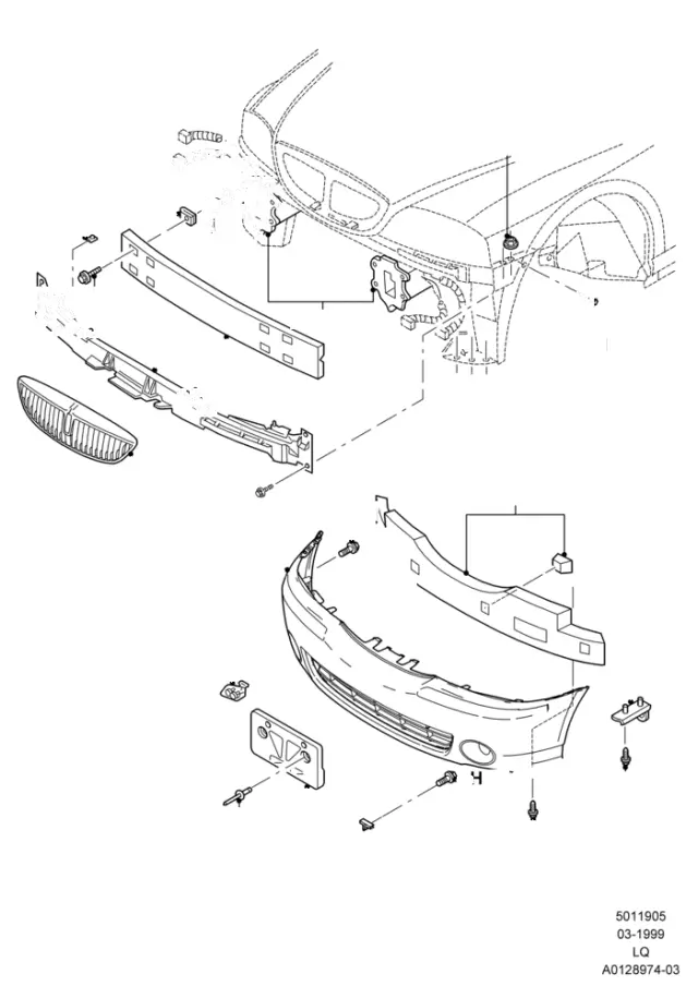 N811847S102 - Body: Striker Bolt for Ford Image